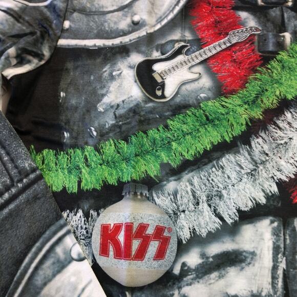 NWT Kiss Faux Real Ugly Christmas Tee size Medium - Picture 9 of 12